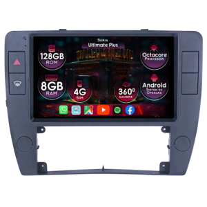 Navigatie dedicata Volkswagen Passat B5 2000-2005, 8GB RAM 128GB ROM, Octacore, Platforma 7862, Display 9" QLED 2K, Carplay&Android Auto, Android 14, Ventilator Activ - imagine 1