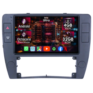Navigatie dedicata Volkswagen Passat B5 2000-2005, 4GB RAM 32GB ROM, Octacore, Display 9" QLED 2K, Carplay&Android Auto, Android 14, Ventilator Activ - imagine 1