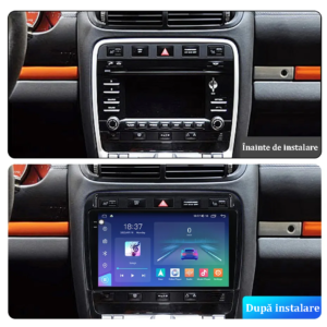 Navigatie dedicata Porsche Cayenne 2002-2010, 8GB RAM 128GB ROM, Octacore, Platforma TS18, Display 9" QLED, Carplay&Android Auto, Android 14, Ventilator Activ - imagine 2