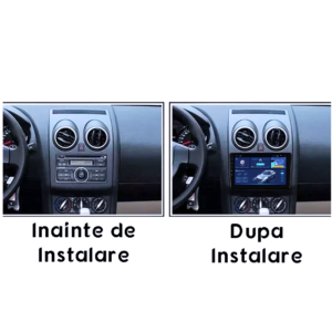 Navigatie dedicata Nissan Qashqai 2006-2014, 8GB RAM 128GB ROM, Octacore, Platforma TS18, Display 9" QLED, Carplay&Android Auto, Android 14, Ventilator Activ - imagine 2