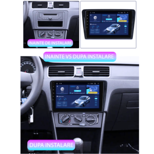 Navigatie dedicata Volkswagen Santana 2013-2017, 4GB RAM 64GB ROM, Octacore, Display 9" QLED, Carplay&Android Auto, Android 14, Suport camere AHD - imagine 4