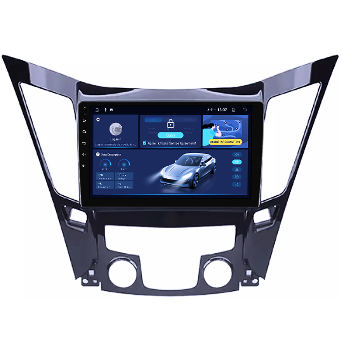 Navigatie dedicata Hyundai Sonata 2009-2014, 8GB RAM 128GB ROM, Octacore, Platforma TS18, Display 9" QLED, Carplay&Android Auto, Android 14, Ventilator Activ - imagine 3