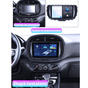 Navigatie dedicata Kia Soul 2019-2020, 8GB RAM 128GB ROM, Octacore, Platforma TS18, Display 9" QLED, Carplay&Android Auto, Android 14, Ventilator Activ - imagine 2