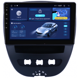 Navigatie dedicata Toyota Aygo B1 2005-2014, 8GB RAM 128GB ROM, Octacore, Platforma TS18, Android 14, Display QLED 10", DSP, Carplay&Android Auto, SIM 4G, Ventilator Activ - imagine 3