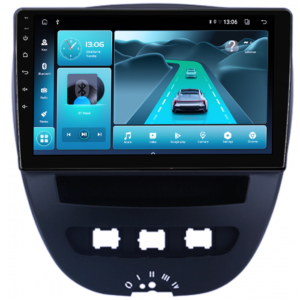 Navigatie dedicata Toyota Aygo B1 2005-2014, 8GB RAM 128GB ROM, Octacore, Platforma TS18, Android 14, Display QLED 10", DSP, Carplay&Android Auto, SIM 4G, Ventilator Activ - imagine 2