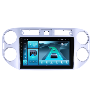 Navigatie dedicata Volkswagen Tiguan 1 2007-2018, Gri, 4GB RAM 64GB ROM, Octacore, Display 9" QLED, Carplay&Android Auto, Android 14, Suport camere AHD - imagine 3