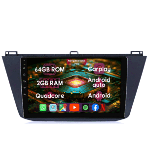Navigatie dedicata Volkswagen Tiguan 2 2016+, 2GB RAM 64GB ROM, Quad Core, Display 10" IPS Full HD, Carplay&Android Auto, Android 14, Suport camere AHD - imagine 1