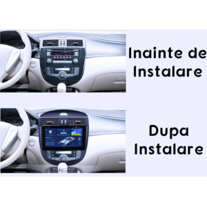 Navigatie dedicata Nissan Tiida 2011-2015, 8GB RAM 128GB ROM, Octacore, Platforma TS18, Display 10" QLED, Carplay&Android Auto, Android 14, Ventilator Activ - imagine 2