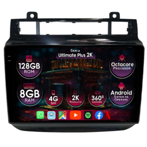Navigatie dedicata Volkswagen Touareg 2010-2018, 8GB RAM 128GB ROM, Octacore, Platforma 7862, Display 9" QLED 2K, Carplay&Android Auto, Android 14, Ventilator Activ - imagine 1