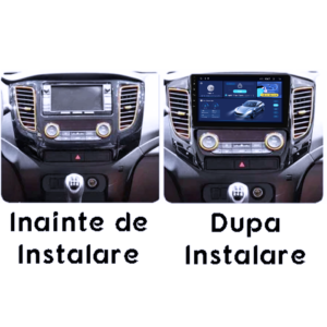 Navigatie dedicata Mitsubishi Triton 2015, 8GB RAM 128GB ROM, Octacore, Platforma TS18, Display 9" QLED, Carplay&Android Auto, Android 14, Ventilator Activ - imagine 2