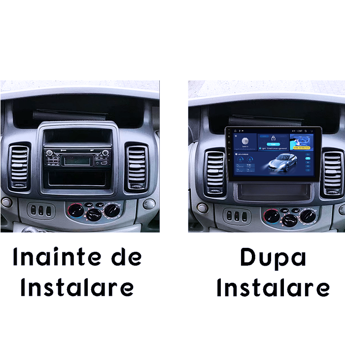 Navigatie dedicata Opel Vivaro 2010-2014, 8GB RAM 128GB ROM, Octacore, Platforma TS18, Display 10" QLED, Carplay&Android Auto, Android 14, Ventilator Activ - imagine 2