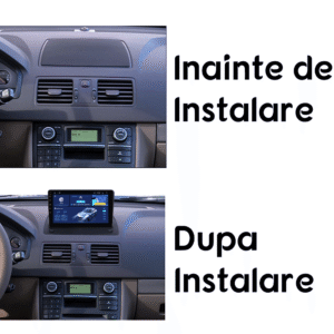 Navigatie dedicata Volvo XC90 1 2002-2015, 4GB RAM 32GB ROM, Octacore, Display 9" QLED 2K, Carplay&Android Auto, Android 14, Ventilator Activ - imagine 2