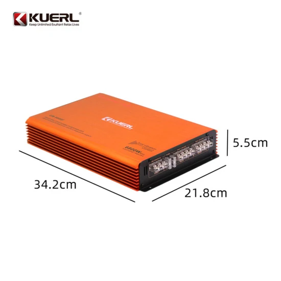 Amplificator Auto 68000W GM-9800F, clasa AB 1999-2009, 4 canale, 4 ohm, 4*60 Watts, 12V, 10HZ-30KHZ - imagine 3