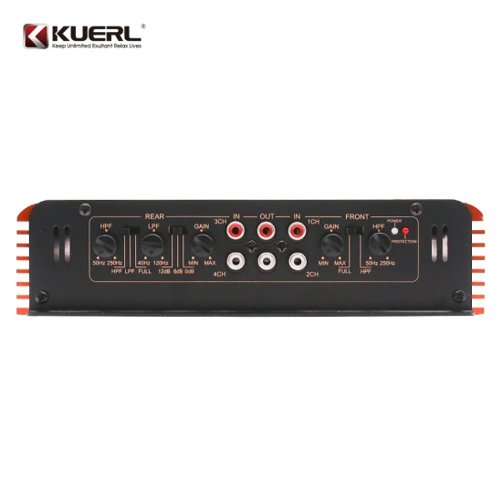 Amplificator Auto 68000W GM-9800F, clasa AB 1999-2009, 4 canale, 4 ohm, 4*60 Watts, 12V, 10HZ-30KHZ - imagine 5