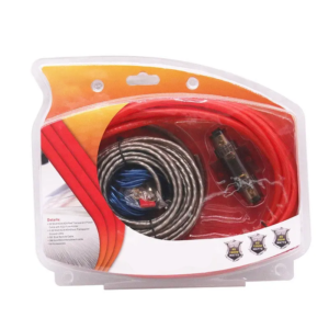 Kit cablu alimentare amplificator auto K-383 8GA subwoofer, 5M lungime, RCA - imagine 1