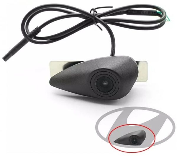 Camera frontala dedicata NAVI-IT compatibila cu Hyundai pentru sisteme android, montaj sigla in fata, marime S/M/L, rezolutie 1280*720 AHD, unghi de vizualizare de 145 grade