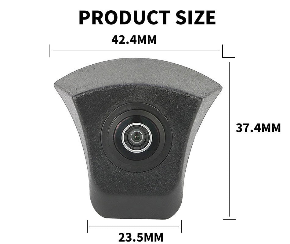 Camera frontala dedicata NAVI-IT compatibila cu Audi cu montaj in sigla pentru sisteme android, rezolutie 1280*720 AHD, 145 grade de vizualizare - imagine 2