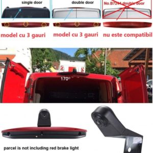 Camera marsarier dedicata NAVI-IT compatibila cu Mercedes Vito W447 dupa 2014 pentru sisteme android, rezolutie 1280*720 AHD, unghi de vizualizare de 145 grade - imagine 2
