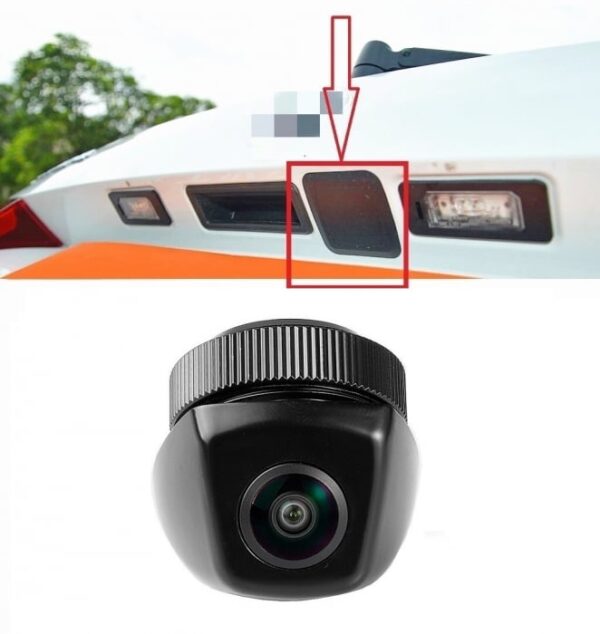 Camera marsarier dedicata NAVI-IT compatibila cu BMW X5 E53, E70 pentru sisteme android, rezolutie 1280*720 AHD, unghi de vizualizare de 170 grade, Fisheye