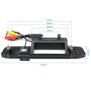 Camera marsarier dedicata NAVI-IT compatibila cu Mercedes A-Class, GLA, GLC, GLE, ML W166, Vito Viano W447 pentru sisteme android, rezolutie 1280*720 AHD, unghi de vizualizare de 145 grade, Night Visi - imagine 4