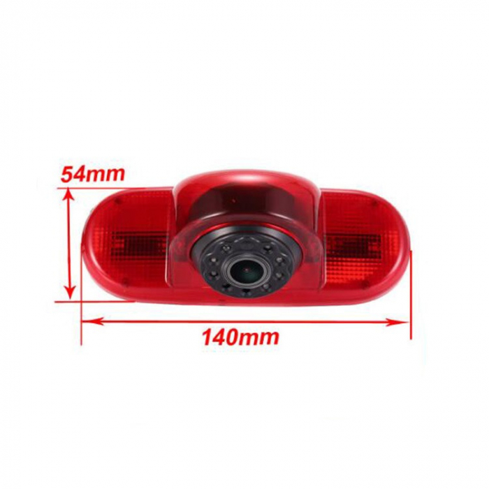 Camera marsarier dedicata NAVI-IT compatibila cu Opel Vivaro, Renault Trafic 2001-2014, Opel Combo 2001 - 2011 pentru sisteme android, rezolutie 1280*720 AHD, unghi de vizualizare de 145 grade - imagine 2