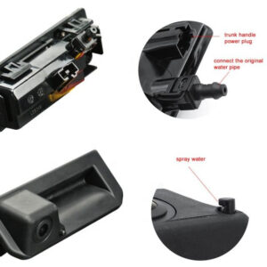 Camera marsarier NAVI-IT compatibila cu Audi Q2 Q2L Q5L A5 pentru Skoda Rapid functie nightvision, rezistent la apa, unghi 170 grade - imagine 2