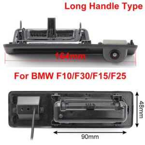 Camera marsarier NAVI-IT, compatibil cu BMW 5 seria F10 F11/ 3 seria F30 F31 F32/X3 F25/X4, rezolutie 1280*720 AHD, functie nightvision, rezistent la apa - imagine 2