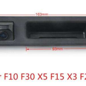 Camera marsarier NAVI-IT, compatibil cu BMW 5 seria F10 F11/ 3 seria F30 F31 F32/X3 F25/X4, rezolutie 1280*720 AHD, functie nightvision, rezistent la apa - imagine 3