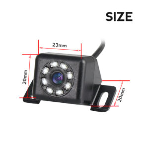 Camera video marsarier cu 8 leduri, unghi 170, patrata, HD, NAVI-IT, rezistenta la apa si praf - Universa - imagine 7