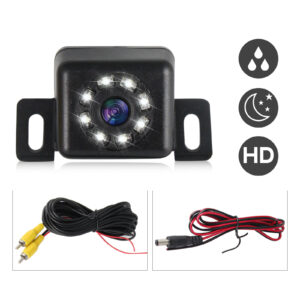 Camera video marsarier cu 8 leduri, unghi 170, patrata, HD, NAVI-IT, rezistenta la apa si praf - Universa - imagine 2