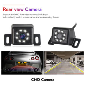 Camera video marsarier cu 8 leduri, unghi 170, patrata, HD, NAVI-IT, rezistenta la apa si praf - Universa - imagine 6