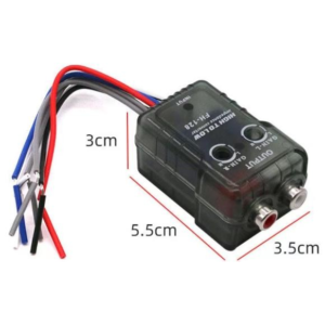 Convertor de impedanta Audio K-X9, High to Low, cu functie de control REM - imagine 2