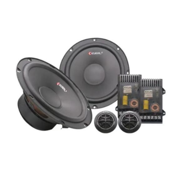 Set difuzoare componente de 6.5 inch K-6501, frecventa de 30HZ-120HZ, 90db, RMS 120W, Neagra