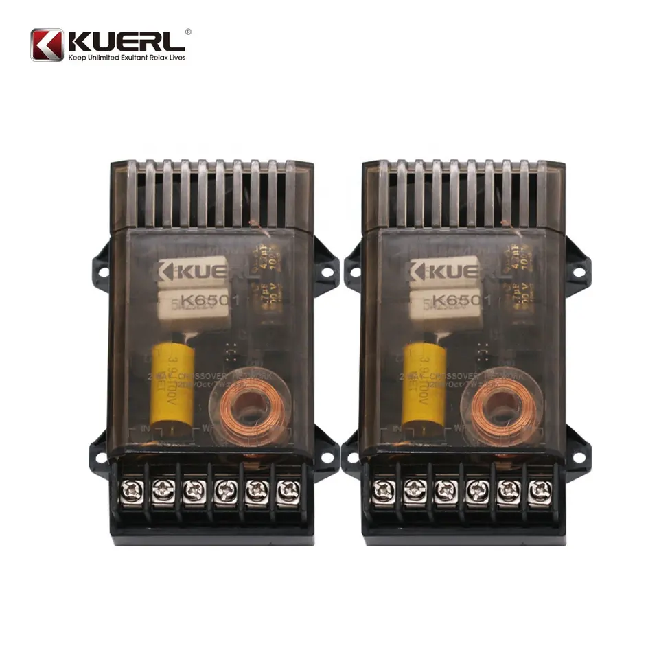 Set difuzoare componente de 6.5 inch K-6501, frecventa de 30HZ-120HZ, 90db, RMS 120W, Neagra - imagine 3