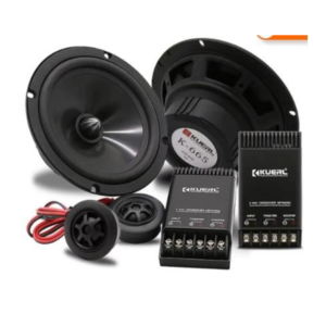 Set difuzoare componente de 6.5 inch K-665, frecventa de 40HZ-22KHZ, 92db, RMS 120W, Neagra - imagine 1