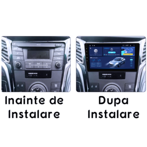 Navigatie dedicata Hyundai i40 2016, 4GB RAM 64GB ROM, Quad Core, Display 9" QLED 1K, Carplay&Android Auto, Android 14, Suport camere AHD - imagine 2