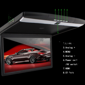 Monitor Auto Plafon Flip Down 17,3" ,Super Slim, HD, SD, USB, HDMI, FM - imagine 5