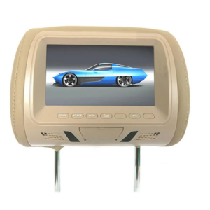 Monitor pentru tetier� cu Display HD de 7 INCH, ecran TFT-LCD, suport USB, MP5 Player, sistem de operare windows, Bej - imagine 1