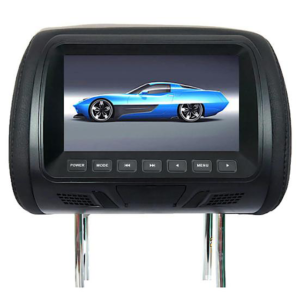 Monitor pentru tetier� cu Display HD de 7 INCH, ecran TFT-LCD, suport USB, MP5 Player, sistem de operare windows negru - imagine 1