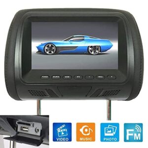 Monitor pentru tetier� cu Display HD de 7 INCH, ecran TFT-LCD, suport USB, MP5 Player, sistem de operare windows negru - imagine 3