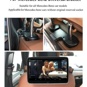 Monitor Video Player Car pentru tetier� cu Display HD de 11.6 INCH, sistem de operare Android, negru - imagine 4