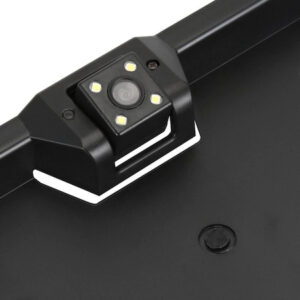 Suport numar cu camera video incorporata, pentru marsarier - imagine 3