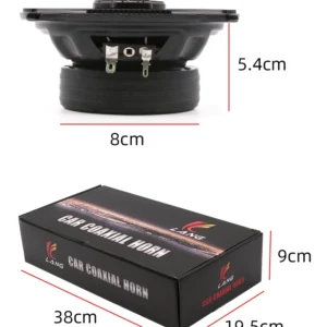 Set difuzoare coaxiale de 5 inch K-50B, frecventa de 40HZ-22KHZ, 92db, RMS 120W, Neagra - imagine 5