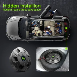 Subwoofer SW-2010T, 2 canale, 12V, frecventa de 10HZ-30KHZ, 90db - imagine 2