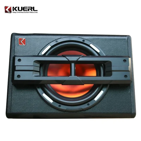 Subwoofer de 10 inch cu statie incorporata +cablaje K-1030APR, 1200W, frecventa de 20HZ-250HZ, 95db