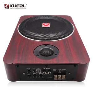 Ultra-thin subwoofer activ K-F808APR cu statie incorporata, 8 inch, 12V, frecventa de 20 - 20000 Hz, 600W, fara cablaje rca - imagine 4