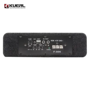 Ultra-thin subwoofer activ K-806APR cu statie incorporata, 8 inch, 12V, frecventa de 20 - 20000 Hz, 600W, fara cablaje - imagine 4