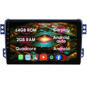 Navigatie dedicata Opel Agila 2007-2014, 2GB RAM 64GB ROM, Quad Core, Display 9" IPS Full HD, Carplay&Android Auto, Android 14, Suport camere AHD - imagine 1