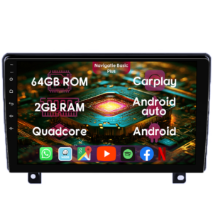 Navigatie dedicata Opel Astra H 2004-2014, 2GB RAM 64GB ROM, Quad Core, Display 9" IPS Full HD, Carplay&Android Auto, Android 14, Suport camere AHD - imagine 1
