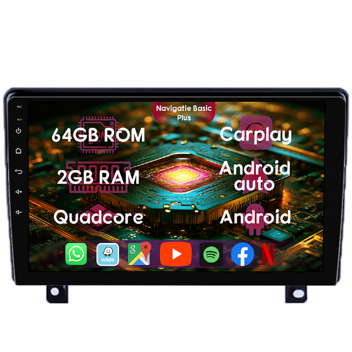 Navigatie dedicata Opel Astra H 2004-2014, 2GB RAM 64GB ROM, Quad Core, Display 9" IPS Full HD, Carplay&Android Auto, Android 14, Suport camere AHD - imagine 1